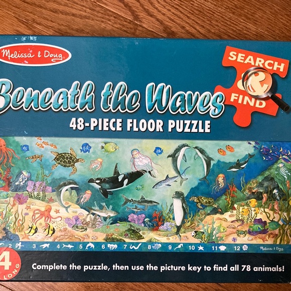 Melissa & Doug BENEATH THE WAVES Search & Find Puzzle ( ages 4+) - Picture 2 of 13